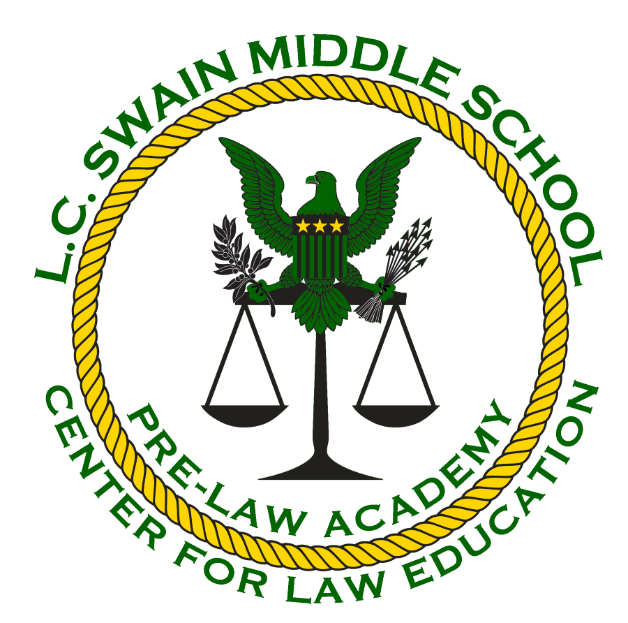 LS Swain MS Pre-Law Academy logo